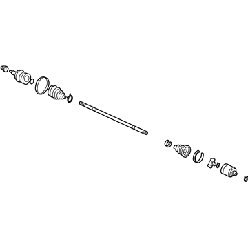 Honda 44305-S9V-A51 Driveshaft Assembly, Passenger Side