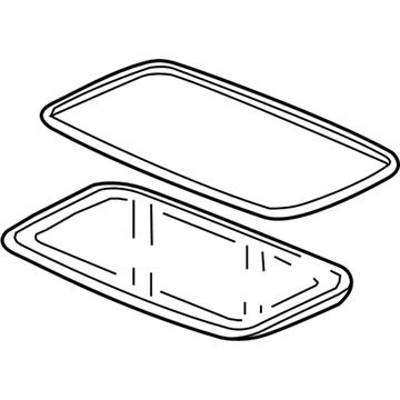 Honda 70200-SJC-A02 Glass Assembly, Roof