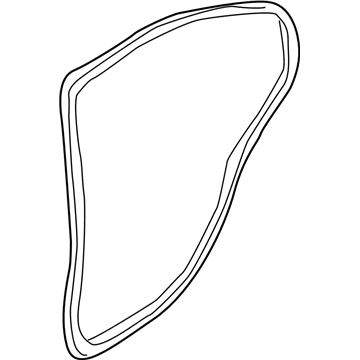 Hyundai 83140-2D000 Weatherstrip Assembly-Rear Door Side RH
