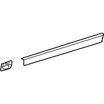 Hyundai 83220-2D000 Weatherstrip Assembly-Rear Door Belt Outside RH