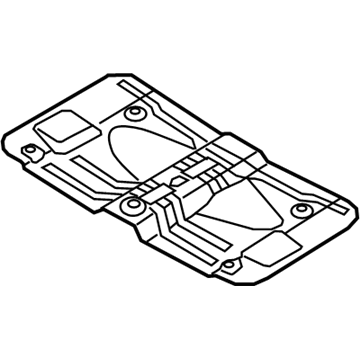 Hyundai 28795-D3010 Panel-Heat Protector, Rear