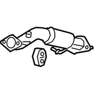 Hyundai 28610-D3330 Front Muffler Assembly