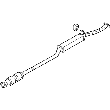 Hyundai 28650-D3240 Center Muffler Assembly