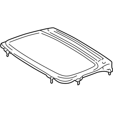 Lexus 63142-22070 Reinforcement, Roof Panel, NO.2