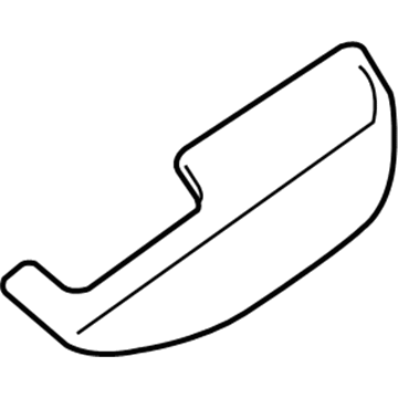 Nissan 80941-ZS00A Front Door Armrest, Left