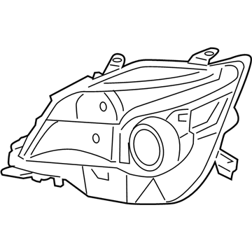 Lexus 81130-60E81 Headlamp Unit Assembly, Right