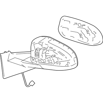 Toyota 87940-0D550 Mirror Assembly