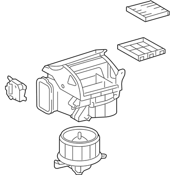 Lexus 87130-50102 Blower Assembly