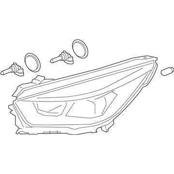 Ford LJ6Z-13008-D HEADLAMP ASY