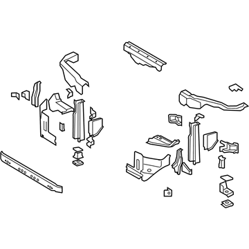 Toyota 53201-60251 Radiator Support