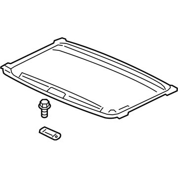 Acura 70600-TX4-A01ZA Sunshade Assembly (Sandstorm)