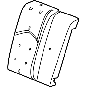 GM 20820405 Seat Back Pad