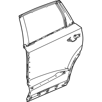 Acura 67510-TYA-A11ZZ Panel Complete, Right Rear D