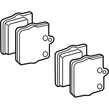 Mopar 5143633AA Rear Disc Brake Pad Kit