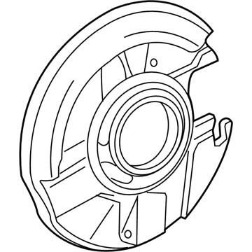 Mopar 5098761AA Plate-Brake Backing