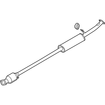 Hyundai 28600-D3770 Center Muffler Complete