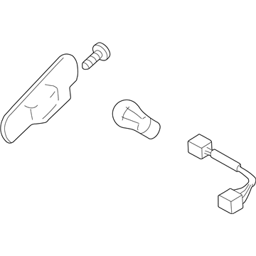 Hyundai 92304-3D000 Lamp Assembly-Reflex Reflector & Side Marker Front, R
