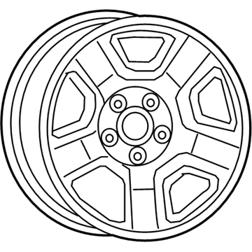 Mopar 5VH22RXFAB Steel Wheel