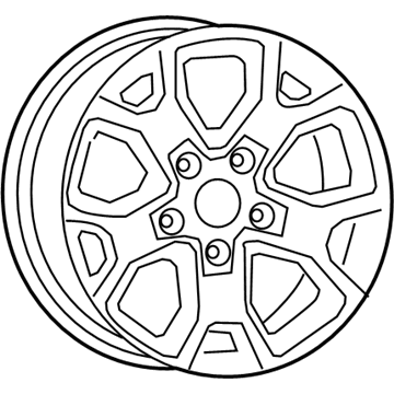 Mopar 4755562AA Wheel-Aluminum