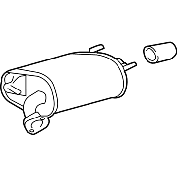 Toyota 17430-0V041 Rear Muffler