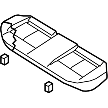 Nissan 88300-9DB0E Cushion Assembly Rear Seat