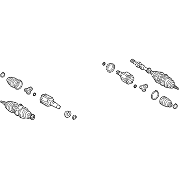 Lexus 43420-0E011 Shaft Assy, Front Drive, LH