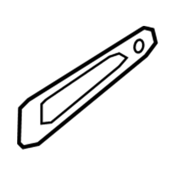 Hyundai 82654-C1000 Pad-Door Outside Handle Rear, LH