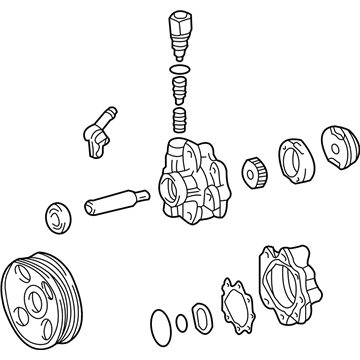 Toyota 44310-0C030 Power Steering Pump