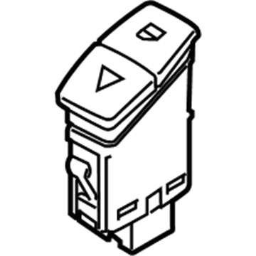 BMW 61-31-9-231-786 Switch Hazard Warning/Central Lckng Syst