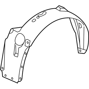 GM 15286086 Fender Liner