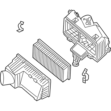 Infiniti 16500-3JA0D Air Cleaner