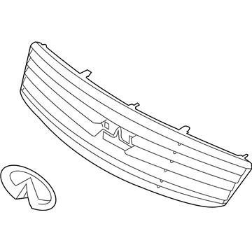 Infiniti 62070-JK60B Front Grille Assembly