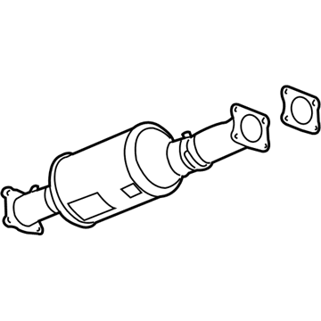 GM 25784981 Filter Asm-Exhaust Particulate (W/ Exhaust Pipe)