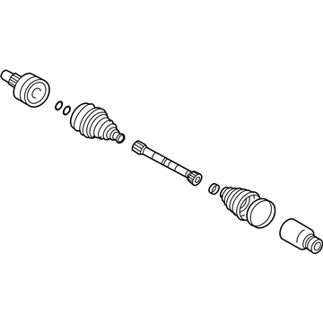 Ford 6L8Z-3A427-C Axle Assembly