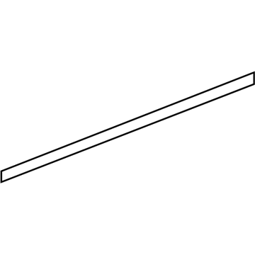 Mopar 5109808AD WEATHERSTRIP-Rear Door Belt Outer