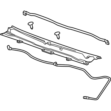 GM 84239366 Cowl Grille