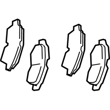 Toyota 04465-02410 Front Pads