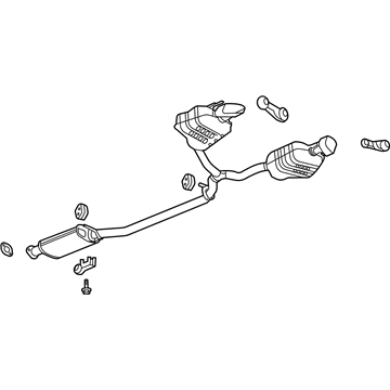 GM 84997140 Muffler & Pipe