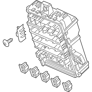 Acura 38200-TX6-A11 Box Assembly, Fuse (Rewritable)