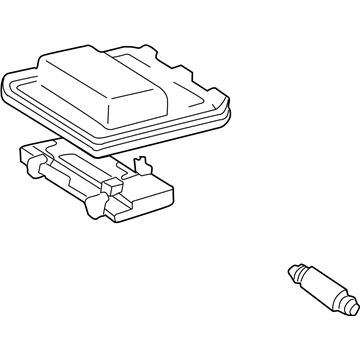 Toyota 63660-AA011-A1 Dome Lamp Assembly