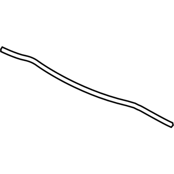 Acura 74143-TL0-G01 Rubber, Rear Hood Seal