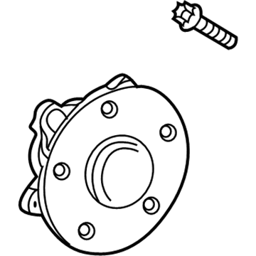 Toyota 43550-62020 Front Hub & Bearing