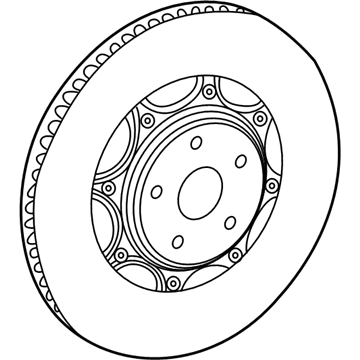 Lexus 43516-11010 Disc, Front LH