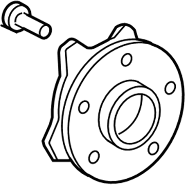 Lexus 43550-30031 Front Axle Hub Sub-Assembly, Right