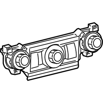 Toyota 55910-35280 Dash Control Unit