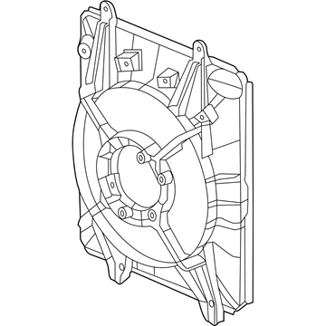 Honda 38615-R5A-A01 Shroud Complete