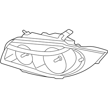 BMW 63-12-7-164-925 Headlight Front Left