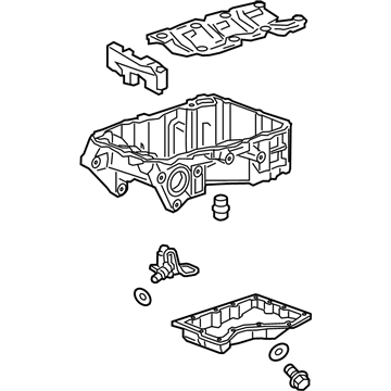 GM 12711495 Upper Oil Pan