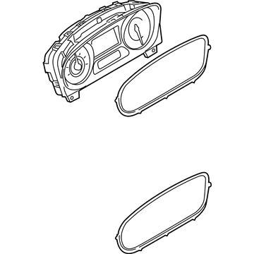 Ford BT4Z-10849-AB Cluster Assembly