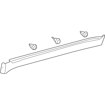 Toyota 75860-60040-G0 Rocker Molding